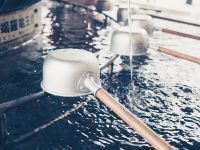 A closeup shot of a traditional purification fountain at Sensoji Temple in Asakusa, Japan